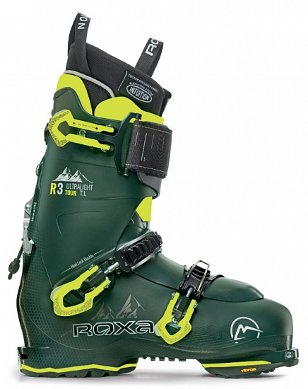 Горнолыжные ботинки Roxa R3 Freetour Ti I.R. Dk Green/Dk Green/Dk Green-Neon - Фото 1 большая