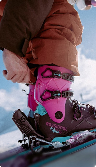 Горнолыжные ботинки мужские Rossignol Alltrack 130 Elite Lv Lt Gw Purple/Brown - Фото 6 большая