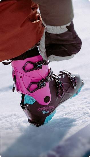 Горнолыжные ботинки мужские Rossignol Alltrack 130 Elite Lv Lt Gw Purple/Brown - Фото 7 большая