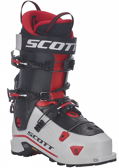 Горнолыжные ботинки Scott Cosmos White/Red - Фото 2 большая