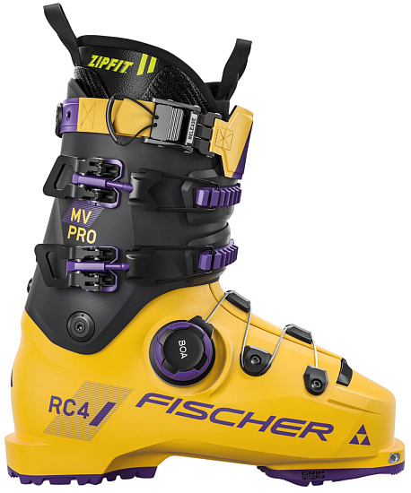 Горнолыжные ботинки мужские Fischer Rc4 Pro Mv Dyn Boa Vac Zf Cfc Gw Mango/C - Фото 1 большая