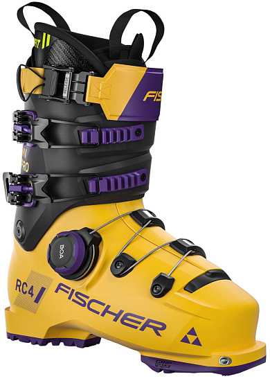 Горнолыжные ботинки мужские Fischer Rc4 Pro Mv Dyn Boa Vac Zf Cfc Gw Mango/C - Фото 4 большая