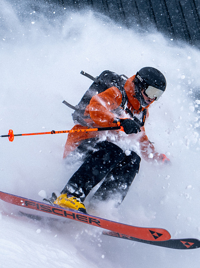 Горнолыжные ботинки мужские Fischer Rc4 Pro Mv Dyn Boa Vac Zf Cfc Gw Mango/C - Фото 7 большая