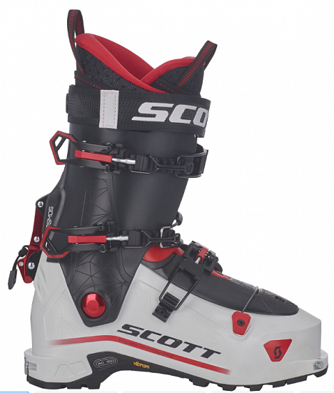 Горнолыжные ботинки Scott Cosmos White/Red - Фото 1 большая