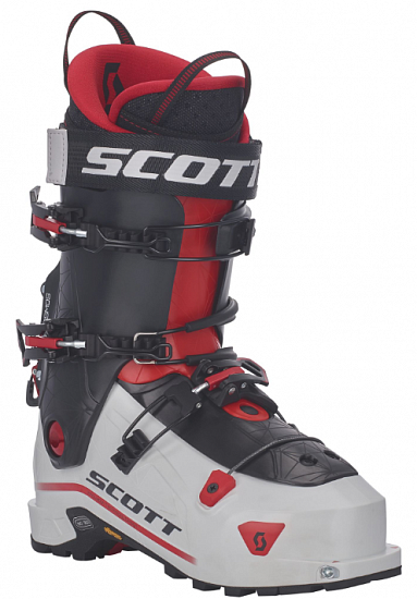 Горнолыжные ботинки Scott Cosmos White/Red - Фото 2 большая