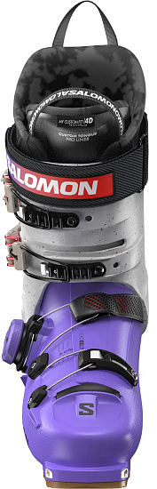 Горнолыжные ботинки женские Salomon Shift Alpha Boa 115 Ul Vio/Black/Black - Фото 2 большая