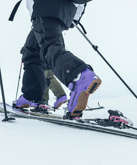 Горнолыжные ботинки женские Salomon Shift Alpha Boa 115 Ul Vio/Black/Black - Фото 3 большая