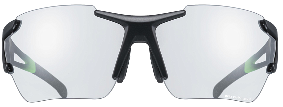 Очки Uvex Sportstyle 803 race V Черный/Зеленый - Фото 2 большая