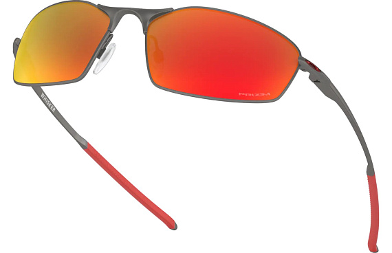 Очки Oakley Whiskers Matt Gunmetal/Prizm Ruby - Фото 5 большая