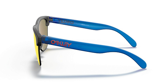 Очки Oakley Frogskins Lite Maverick Vinales Signature Series Prizm Ruby/Matt Black Ink - Фото 6 большая