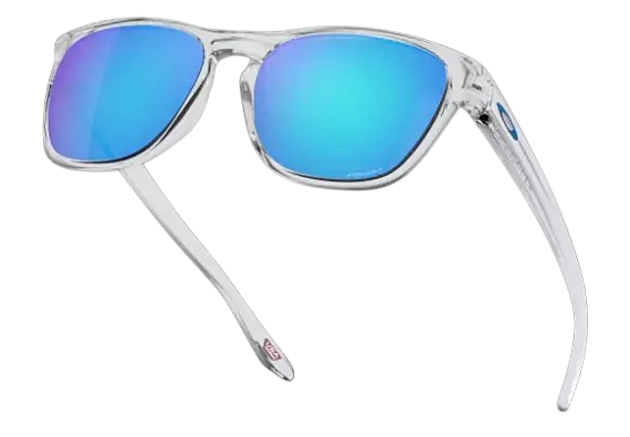 Очки Oakley Manorburn Polished Clear/Prizm Sapphire - Фото 4 большая