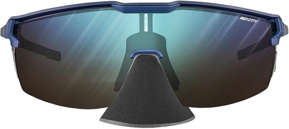 Очки Julbo Ultimate Cover Dark Blue/Blue Reactiv 2-4 - Фото 6 большая