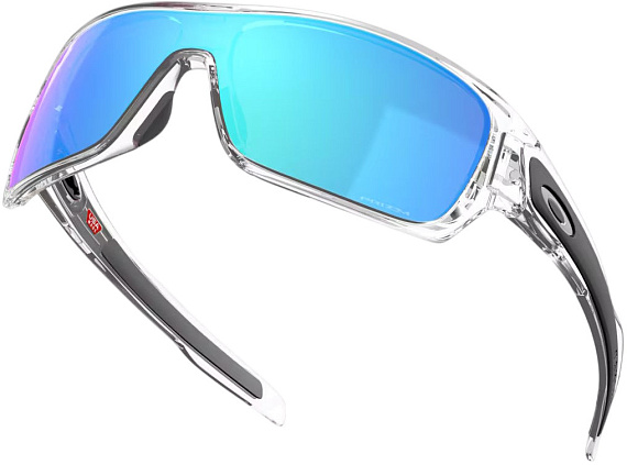 Очки Oakley Turbine Rotor Polished Clear/Prizm Sapphire - Фото 6 большая
