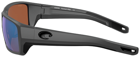 Очки Costa Fantail Pro 580G Matte Gray/Green Mirror - Фото 3 большая