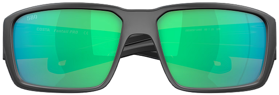 Очки Costa Fantail Pro 580G Matte Gray/Green Mirror - Фото 5 большая
