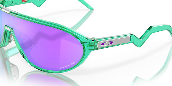 Очки Oakley CMDN Translucent Celeste/Prizm Violet - Фото 3 большая