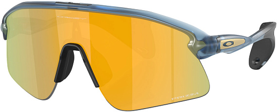 Очки Oakley Stunt Devil Matte Trans Abyss/Prizm 24K - Фото 1 большая