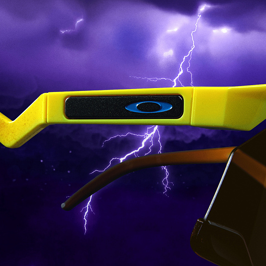 Очки Oakley X Fortnite Peely Bxtr Yellow/Prizm Tungsten - Фото 9 большая