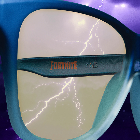 Очки Oakley X Fortnite Frogskins Mtt Cyn/Blu/Clr Shft Fade/Prizm Gaming - Фото 11 большая