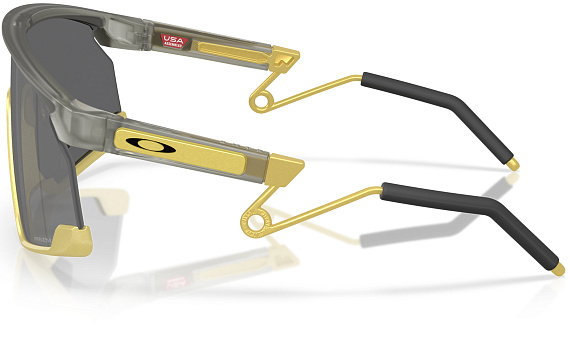 Очки Oakley Bxtr Metal Matte Grey Ink / Vintage Gold/Prizm Black - Фото 3 большая