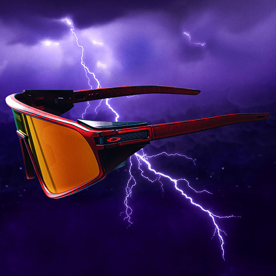 Очки Oakley X Fortnite Latch Panel Raceworn Red Knight/Prizm Ruby - Фото 8 большая