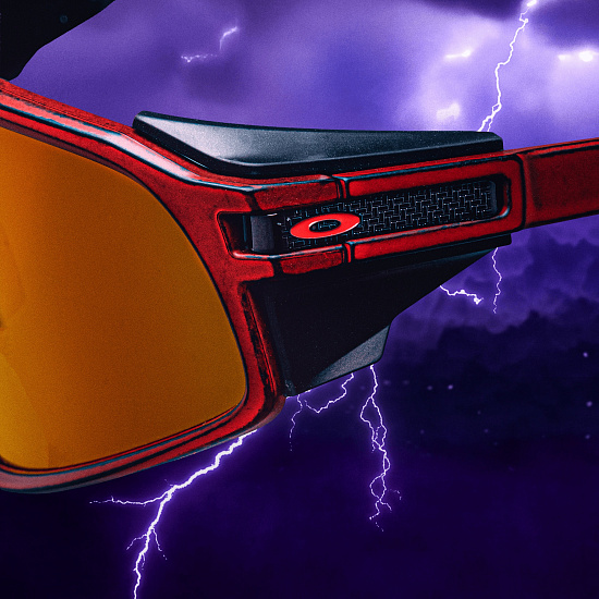 Очки Oakley X Fortnite Latch Panel Raceworn Red Knight/Prizm Ruby - Фото 9 большая