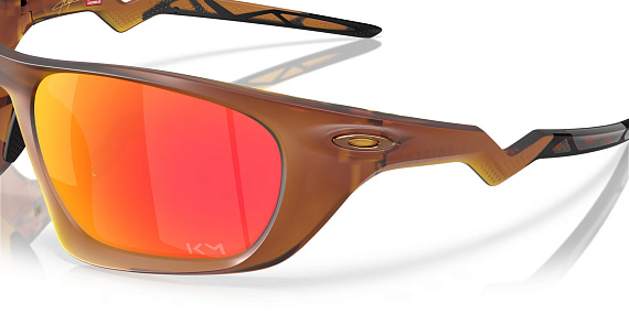 Очки Oakley Lateralis Kylian Mbappe Matte Dark Amber/Prizm Ruby - Фото 6 большая