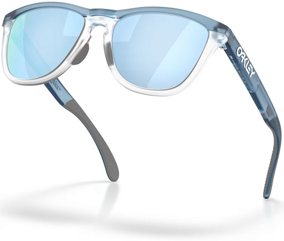 Очки Oakley Frogskins Range Xl Trans Stonewash/Clear/Prizm Deep Water Polarized - Фото 4 большая