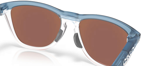 Очки Oakley Frogskins Range Xl Trans Stonewash/Clear/Prizm Deep Water Polarized - Фото 7 большая