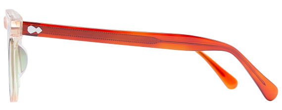 Очки WhiteLab Icon Clear Orange/Green - Фото 5 большая