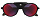 Очки WhiteLab Tour Black/Lumi Red/Black - Фото 2 малая