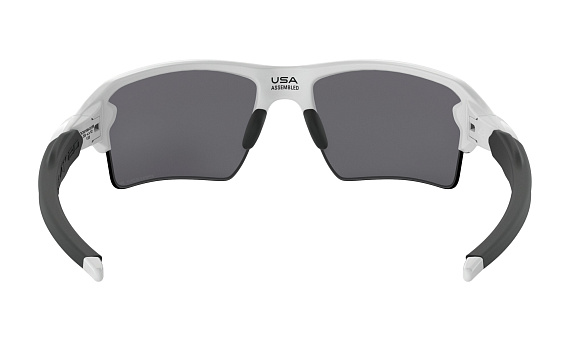 Очки Oakley Flak 2.0 XL Polished White/Prizm Black Polarized - Фото 3 большая