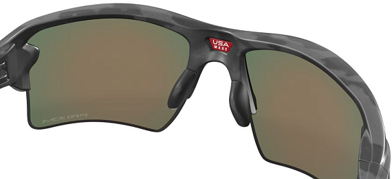 Очки Oakley Flak 2.0 XL Black Camo/Prizm Ruby  - Фото 7 большая