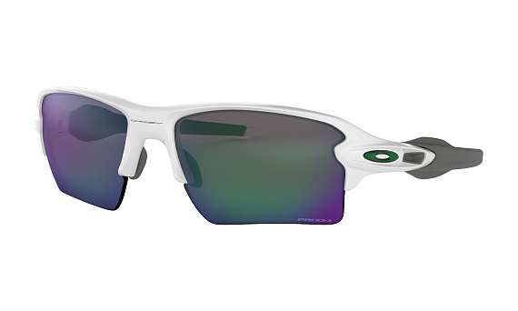 Очки Oakley Flak 2.0 XL Polished White /Prizm Jade - Фото 1 большая