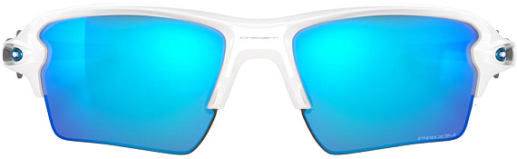 Очки Oakley Flak 2.0 XL Polished White/Prizm Sapphire - Фото 3 большая