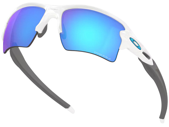 Очки Oakley Flak 2.0 XL Polished White/Prizm Sapphire - Фото 4 большая