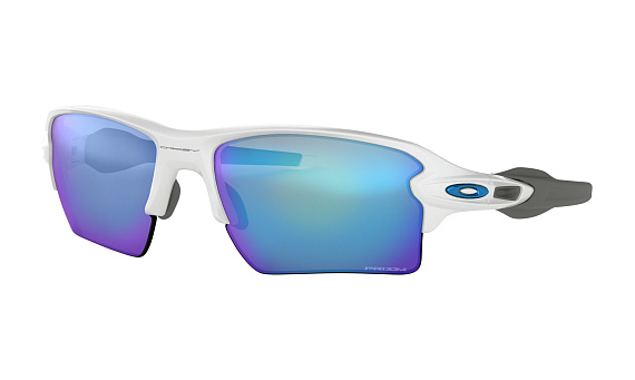 Очки Oakley Flak 2.0 XL Polished White/Prizm Sapphire - Фото 1 большая