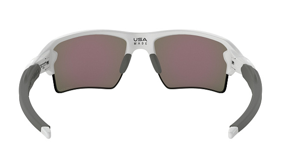Очки Oakley Flak 2.0 XL Polished White/Prizm Sapphire - Фото 3 большая
