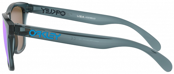 Очки Oakley Frogskins Crystal Black/Prizm Sapphire Polarized - Фото 4 большая