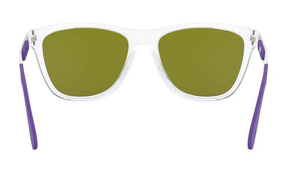 Очки Oakley Frogskins Mix Polished Clear/Grey (Gyo)/Violet Iridium Polarized - Фото 3 большая