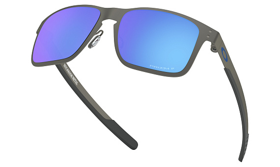 Очки Oakley Holbrook Metal Matte Gunmetal/Prizm Sapphire Polarized - Фото 5 большая