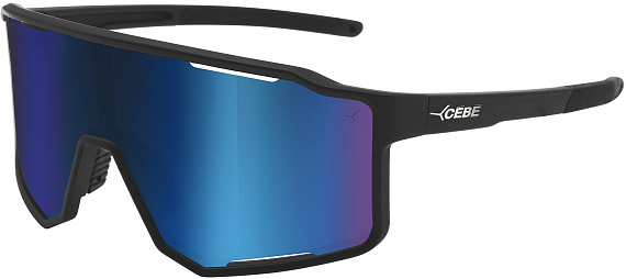 Очки Cebe Outflow Matt Black/Polarized Grey Blue Revo Cat.3 - Фото 1 большая