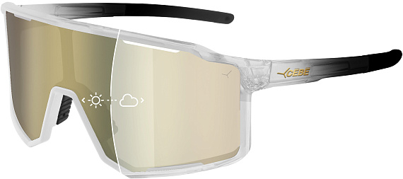 Очки Cebe Outflow Matt Translucent Gradient Black/Vario Grey Bronze Revo Cat.1>3 - Фото 2 большая