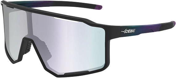 Очки Cebe Outflow Matt Black Cameleon/Vario Grey Purple Revo Cat.1>3 - Фото 1 большая
