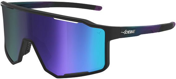 Очки Cebe Outflow Matt Black Cameleon/Grey Purple Revo Cat.3 - Фото 1 большая