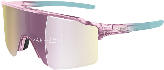 Очки Cebe Outflow Lite Crystal Trans Lilac/Vario Grey Cherry Pink Revo Cat.1>3 - Фото 3 большая
