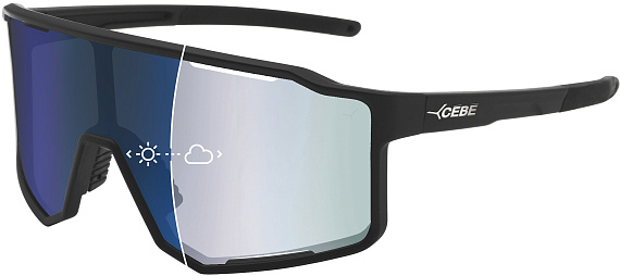 Очки Cebe Outflow S Matt Black/Vario Grey Blue Revo Cat.1>3 - Фото 2 большая