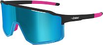 Очки Cebe Outflow S Matt Trans Blue Black Pink/Grey Blue Revo Cat.3
