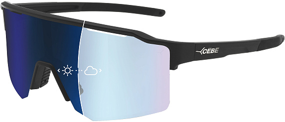 Очки Cebe Outflow S Lite Matt Black/Vario Grey Blue Revo Cat.1>3 - Фото 2 большая