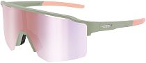 Очки Cebe Outflow S Lite Matt Light Green/Grey Pink Revo Cat.3